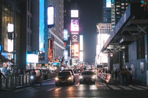 A photo of Times Square