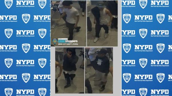 Surveillance footage shows images of four of the perpetrators involved in the Aug. 1 robbery in Central Park, whom the NYPD have asked for the public's help to identify